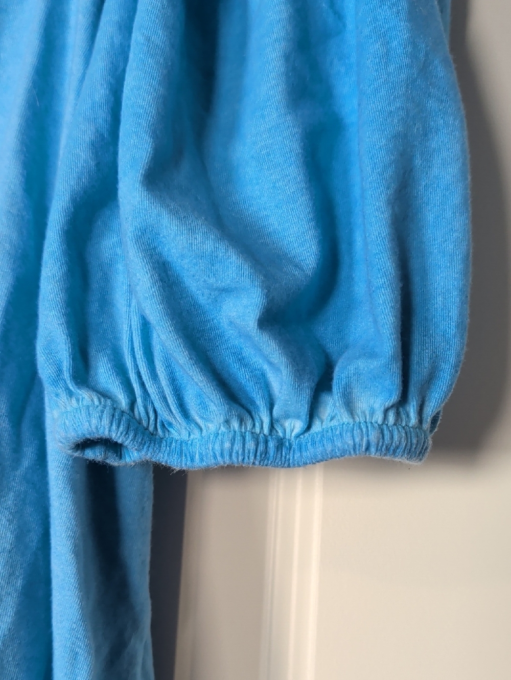 Pioneer Woman Sky Blue Square-Neck Puff Sleeve Top - Picture 7 of 9